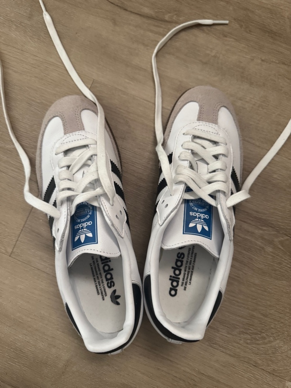 adidas White & Black sambas - Picture 2 of 5
